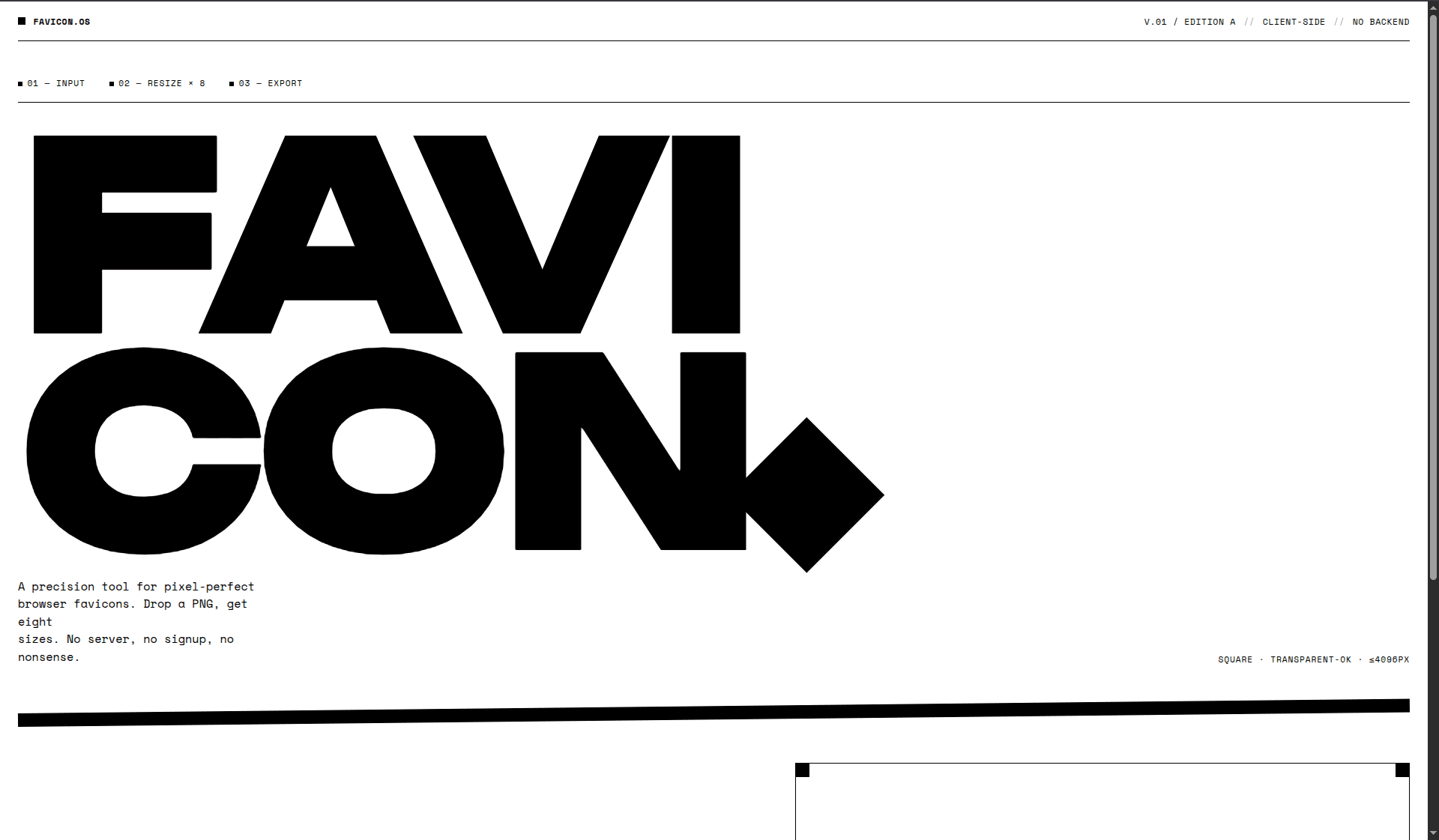 Favicon.OS — project screenshot